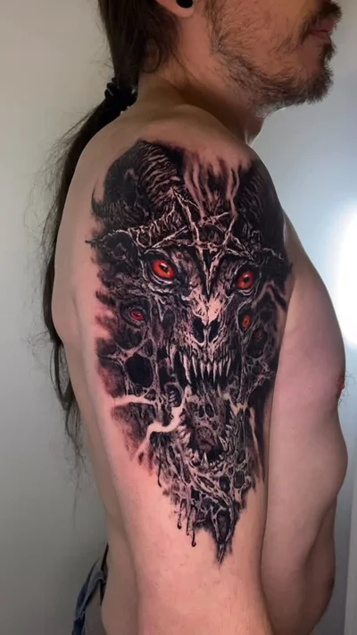 Bittor Cid | Tatuo anime y new school tattoo ig_008