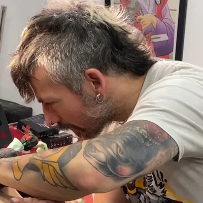 Bittor Cid | Tatuo anime y new school tattoo ig_017