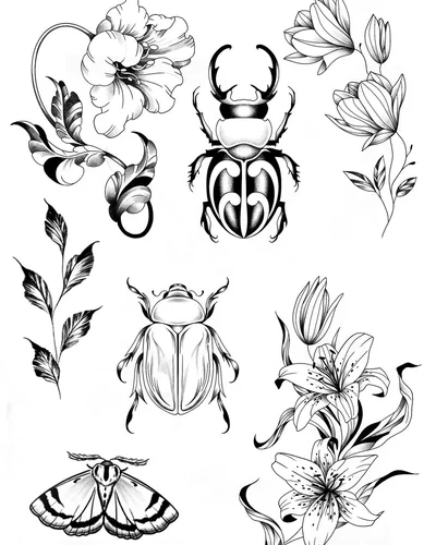 Dame de Pique Tatouage tattoo ig_007