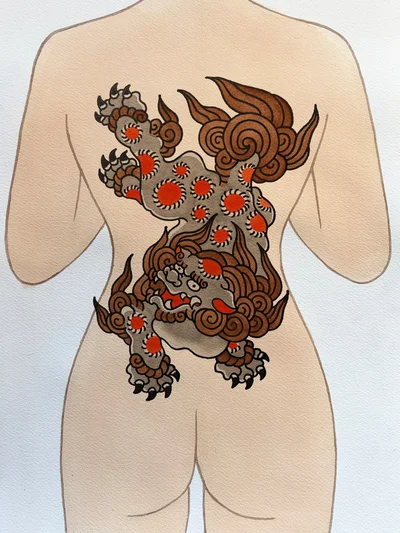Knefel | tatuaż, ilustracja, figurki tattoo ig_015