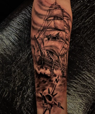 Rick Deville. Owner/artist tattoo ig_007