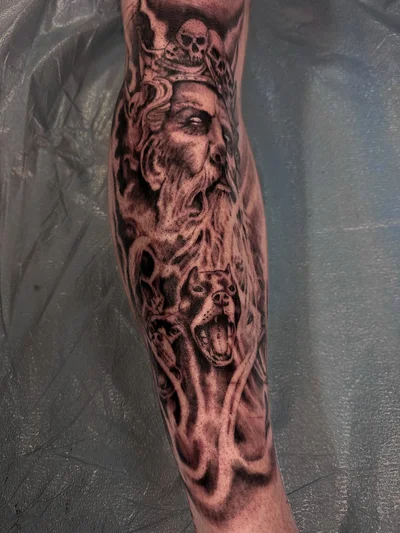 Rick Deville. Owner/artist tattoo ig_014