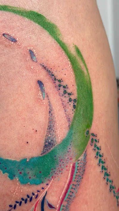 Micah Riot 🌈 Unique Color Tattoos in Oakland, CA tattoo ig_007