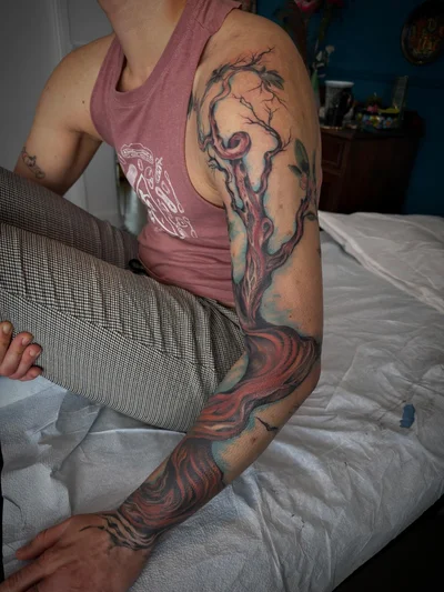 Micah Riot 🌈 Unique Color Tattoos in Oakland, CA tattoo ig_010