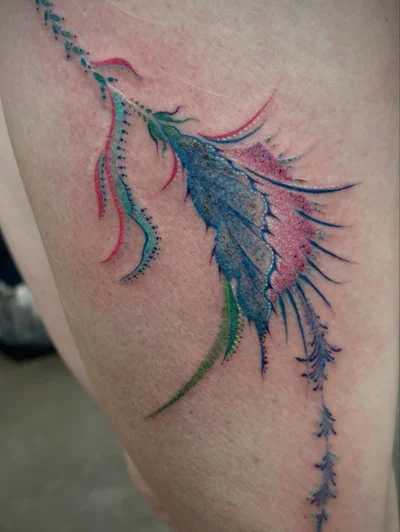 Micah Riot 🌈 Unique Color Tattoos in Oakland, CA tattoo ig_019