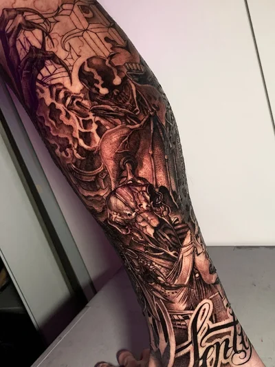 blackandgreytattoo chicanotattoo 블랙엔그레이타투 치카노타투 tattoo ig_008