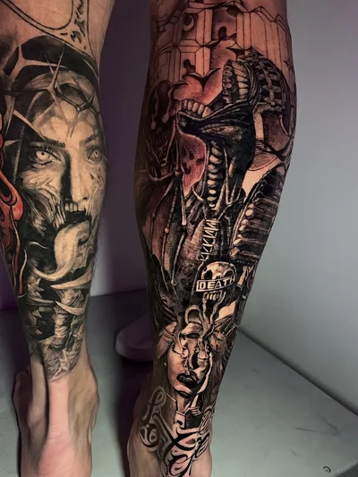 blackandgreytattoo chicanotattoo 블랙엔그레이타투 치카노타투 tattoo ig_009