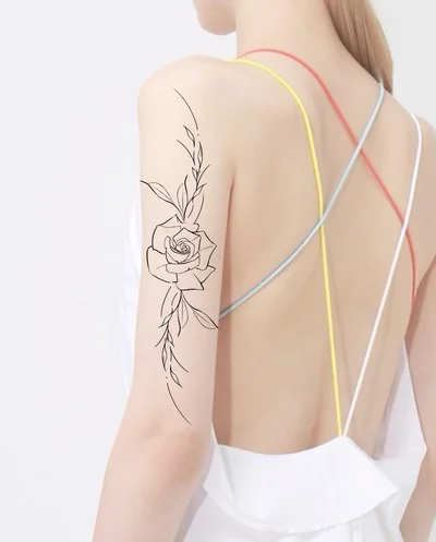 일육타투 홍대타투 꽃타투 감성타투 레터링타투 tattoo ig_021