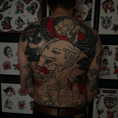 Rockatansky Tatz tattoo 033