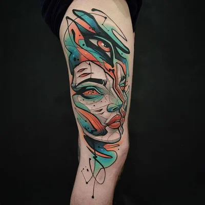 Rockin Rabbit tattoo 007