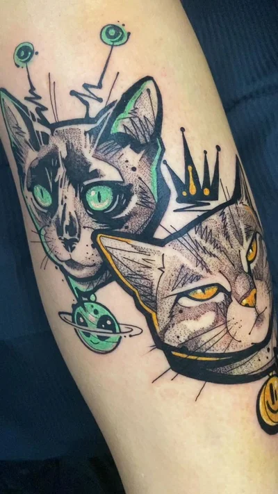 Rockin Rabbit tattoo 008