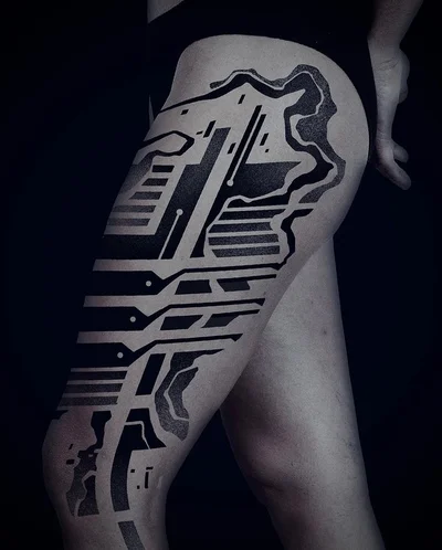 Rockin Rabbit tattoo 010