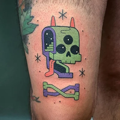 Rockin Rabbit tattoo 011