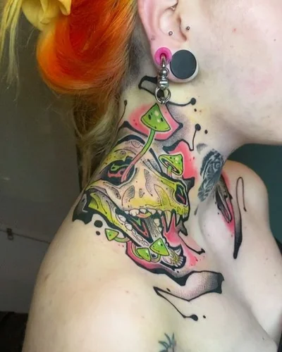 Rockin Rabbit tattoo 012