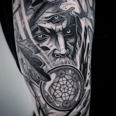 Rockin Rabbit tattoo 014