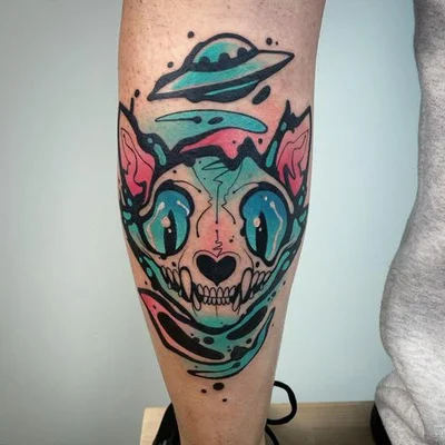 Rockin Rabbit tattoo 019