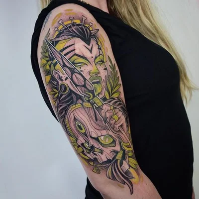 Rockin Rabbit tattoo 028