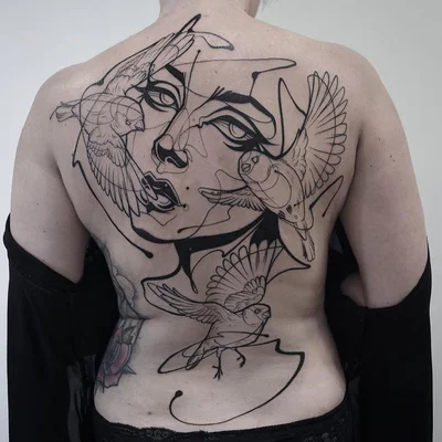 Rockin Rabbit tattoo 032