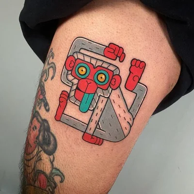 Rockin Rabbit tattoo 033