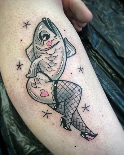 Rockin Rabbit tattoo 034