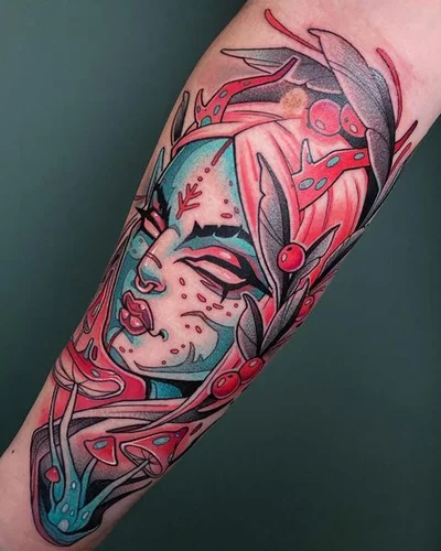 Rockin Rabbit tattoo 048