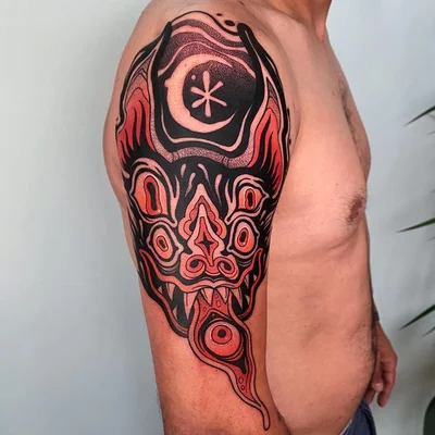 Rockin Rabbit tattoo 050