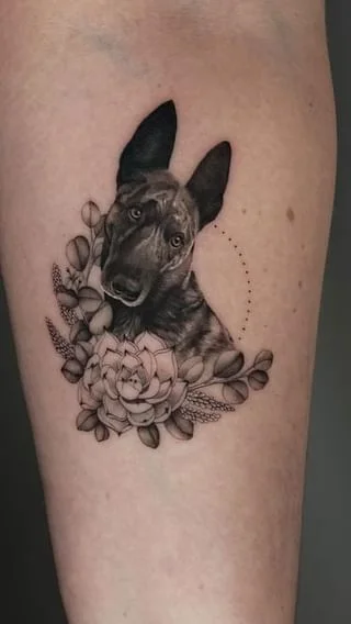 Rose'a'Line Tattoo tattoo 010