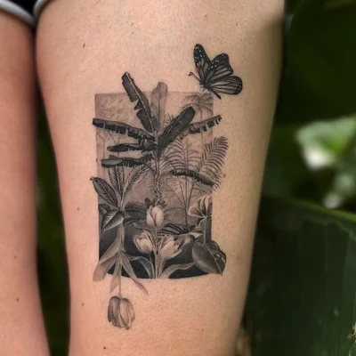 Rose'a'Line Tattoo tattoo 043