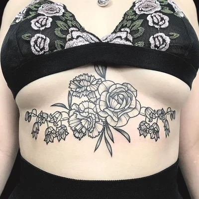 Rose Harley tattoo 009