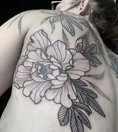 Rose Harley tattoo 017