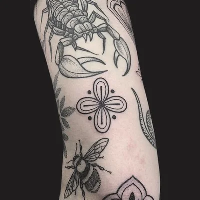 Rose Harley tattoo 018