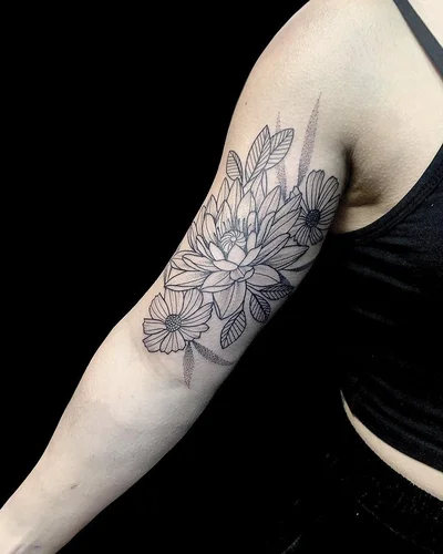 Rose Harley tattoo 019