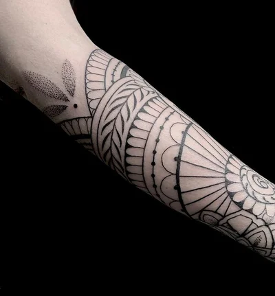 Rose Harley tattoo 020