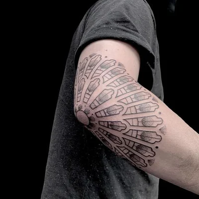 Rose Harley tattoo 032