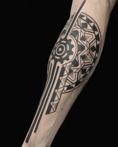 Rose Harley tattoo 043