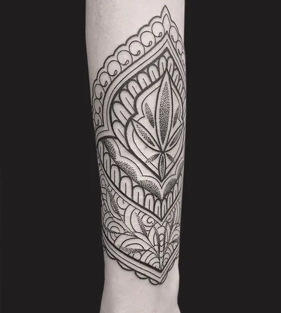 Rose Harley tattoo 044