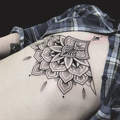 Rose Harley tattoo 047