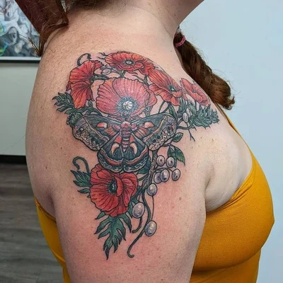 Rose Red tattoo 026
