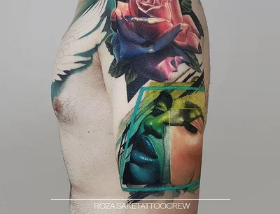 Roza tattoo 008