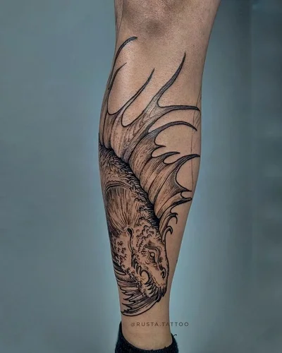 Julia (or Yulia) tattoo 009