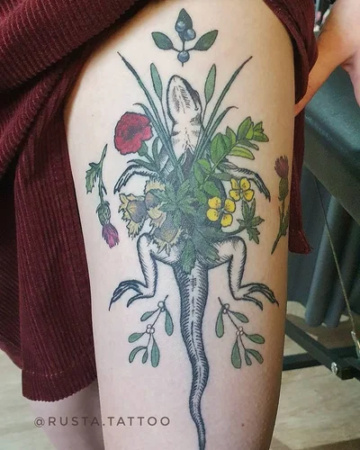 Julia (or Yulia) tattoo 016