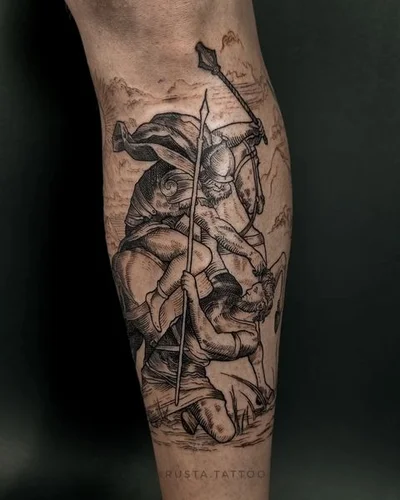 Julia (or Yulia) tattoo 028