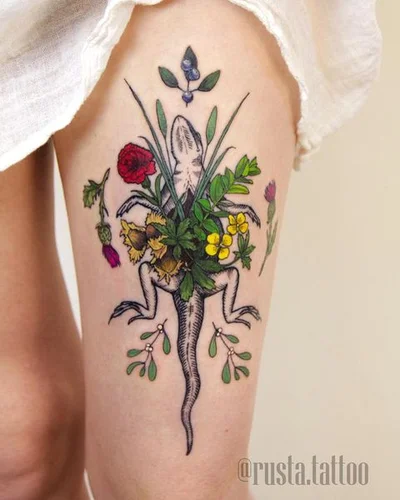 Julia (or Yulia) tattoo 036