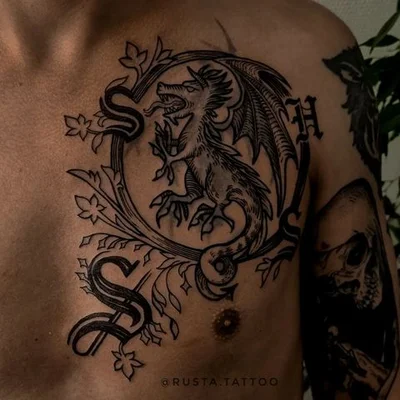 Julia (or Yulia) tattoo 039