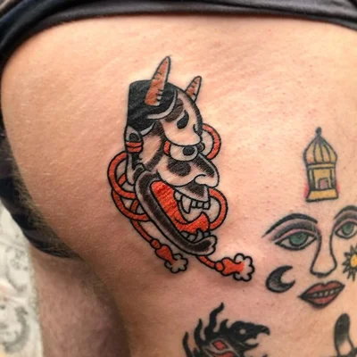 R. W. Mopar  彫灰 tattoo 008