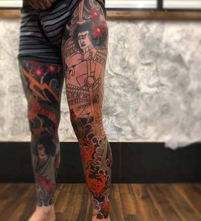 R. W. Mopar  彫灰 tattoo 014