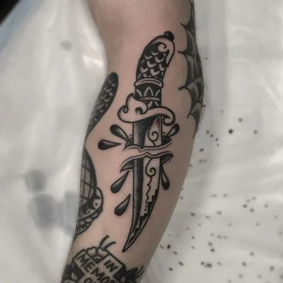 R. W. Mopar  彫灰 tattoo 020