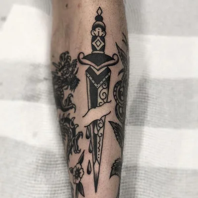 R. W. Mopar  彫灰 tattoo 021