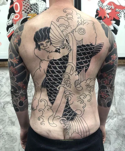 R. W. Mopar  彫灰 tattoo 023