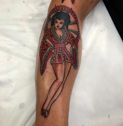 R. W. Mopar  彫灰 tattoo 029